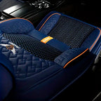 Kit Capa para Banco de Carro Completa em Couro Legítimo Universal Italian + BRINDE: Tapete Completo